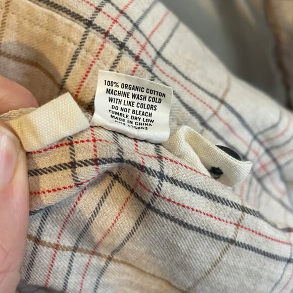 Taylor Stitch "Jack" Cotton Shirt in Sand Plaid 38 - Picture 4 of 5